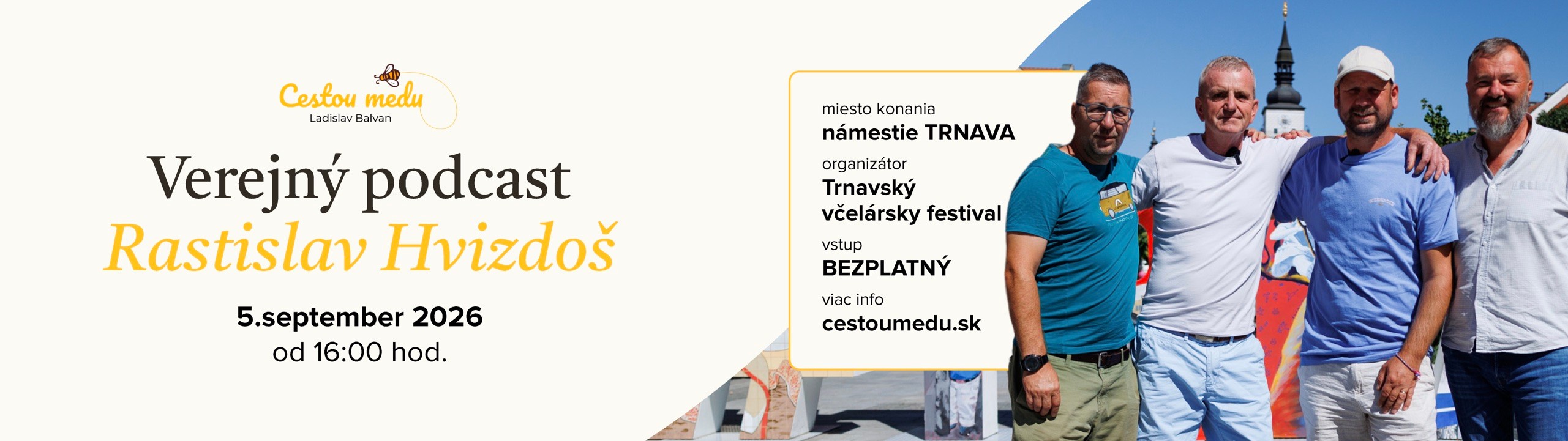 Verejný podcast s Rastislavom Hvizdošom